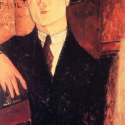 Modigliani - Portrait of Paul Guillaume -2-